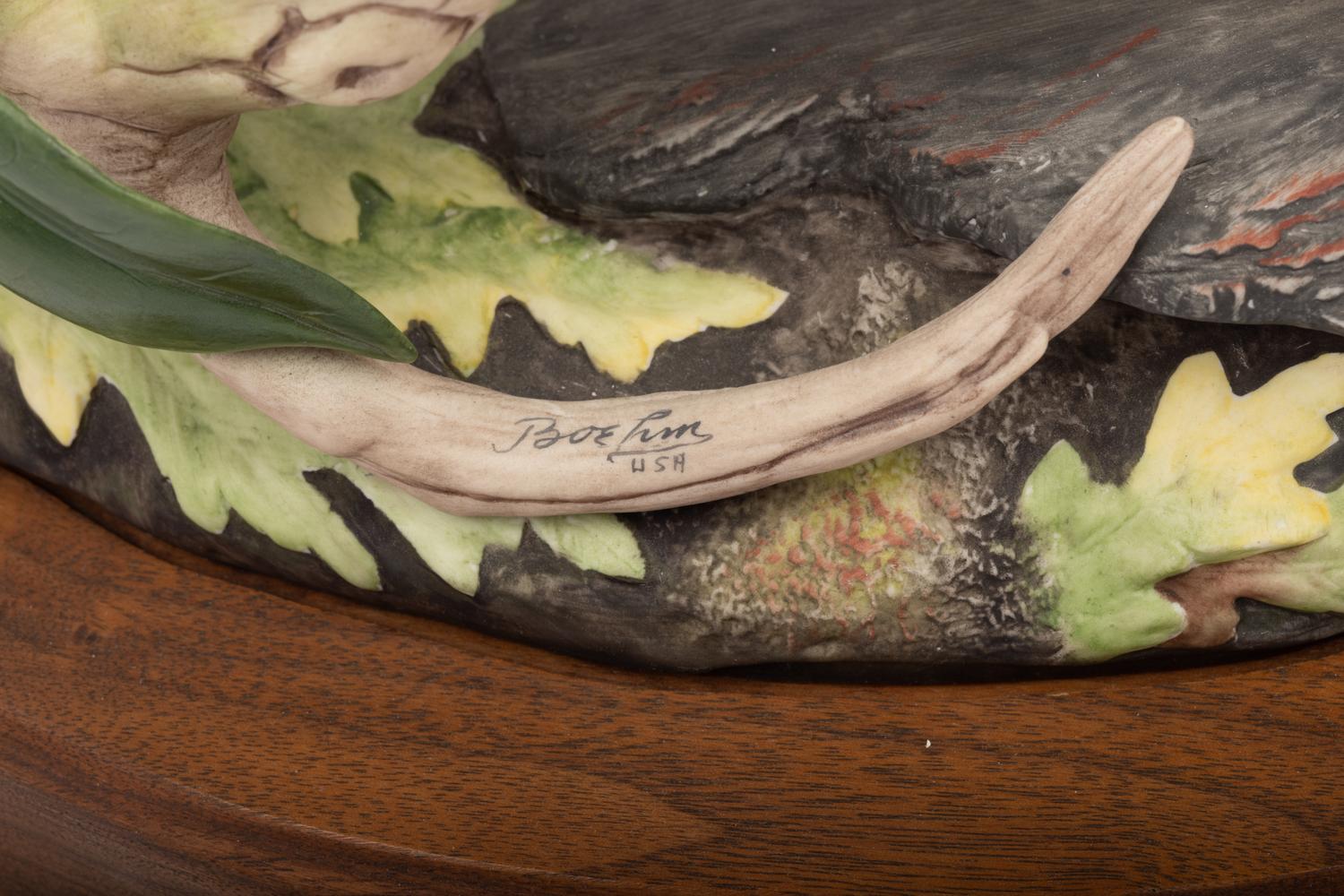 A Boehm Porcelain Peking Robin Group