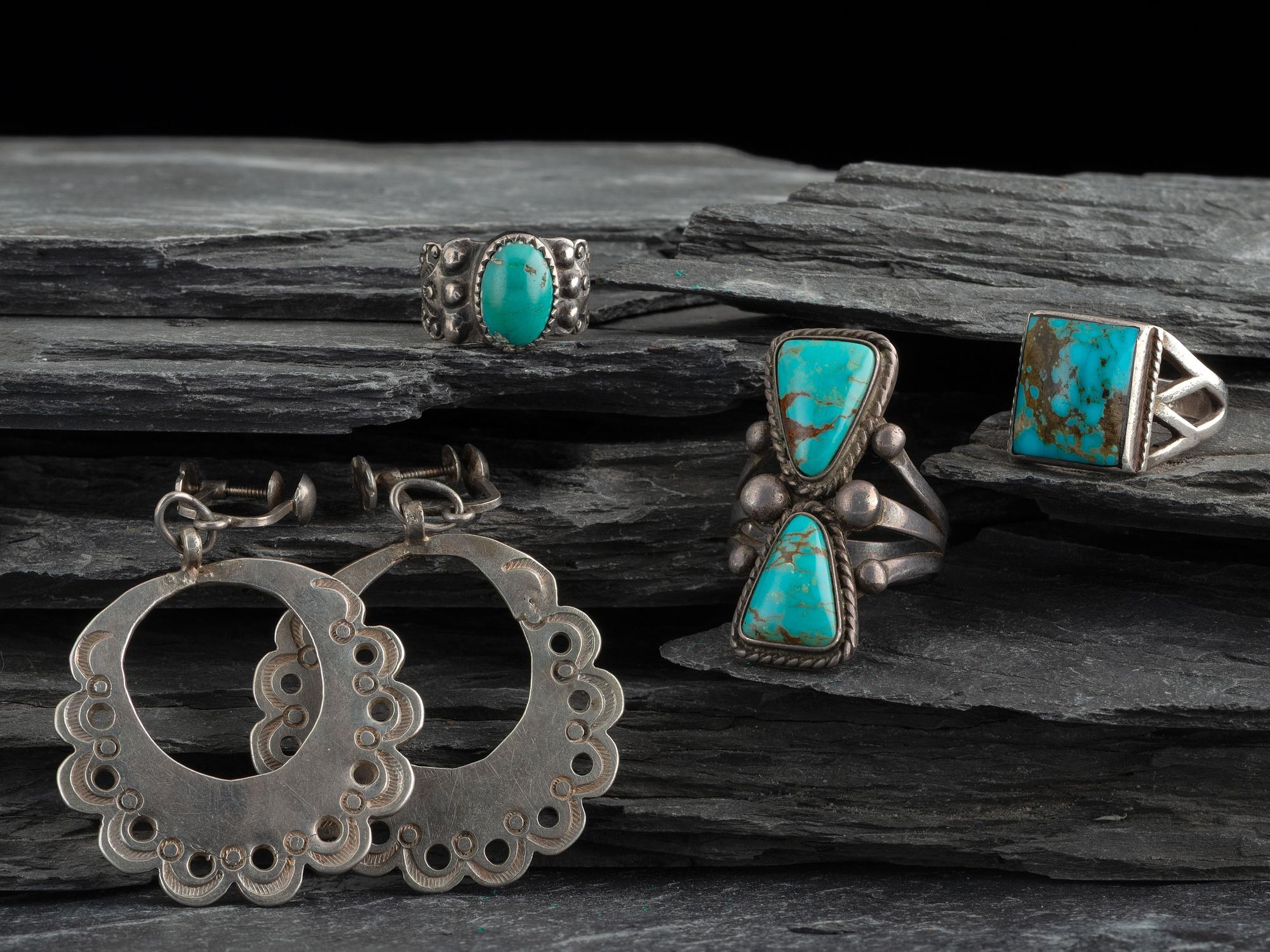 Group of Navajo Jewelry