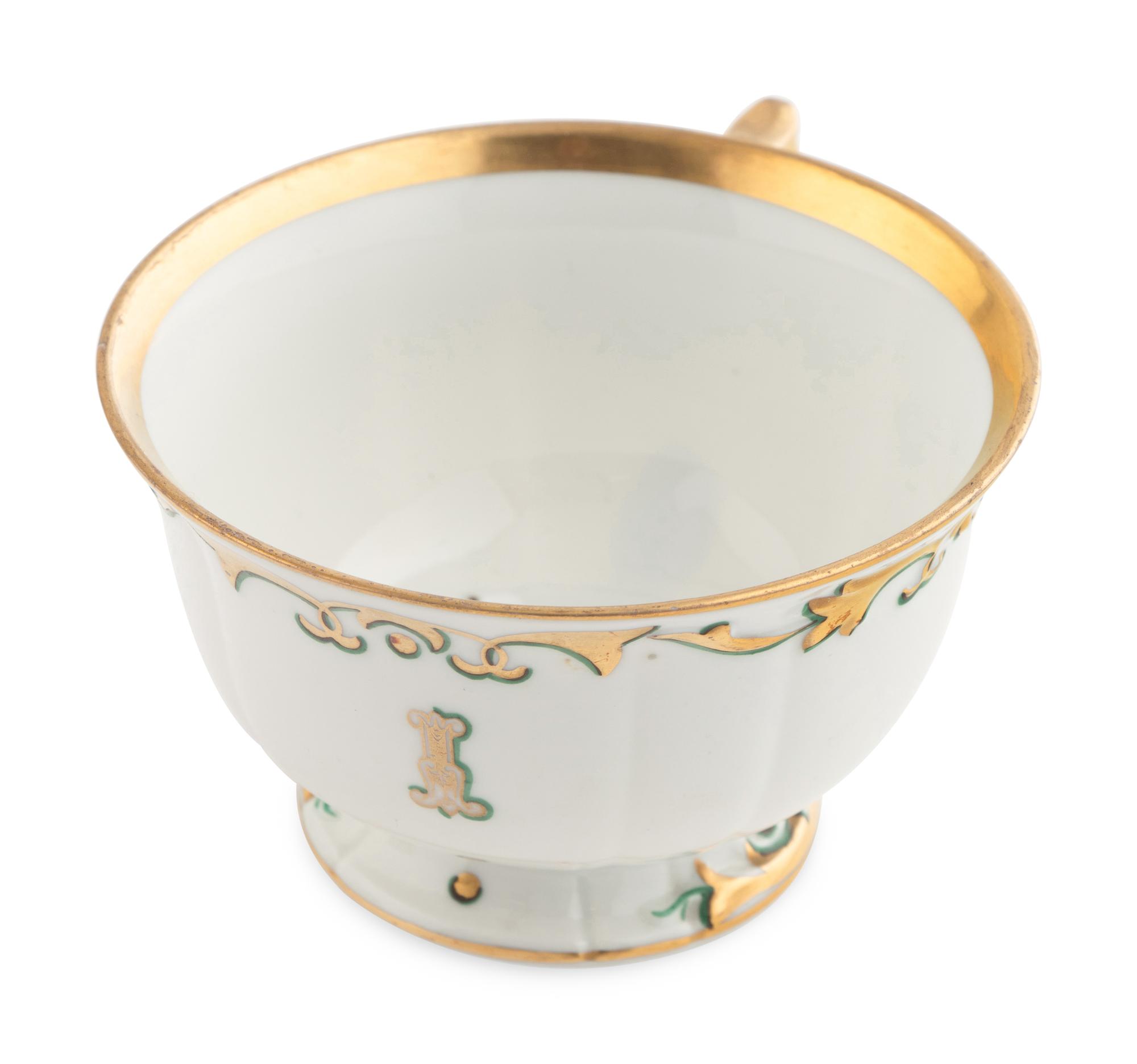 Three Herend Imperial Teacups and Saucers