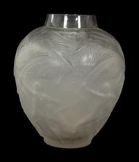 A René Lalique Archers Vase