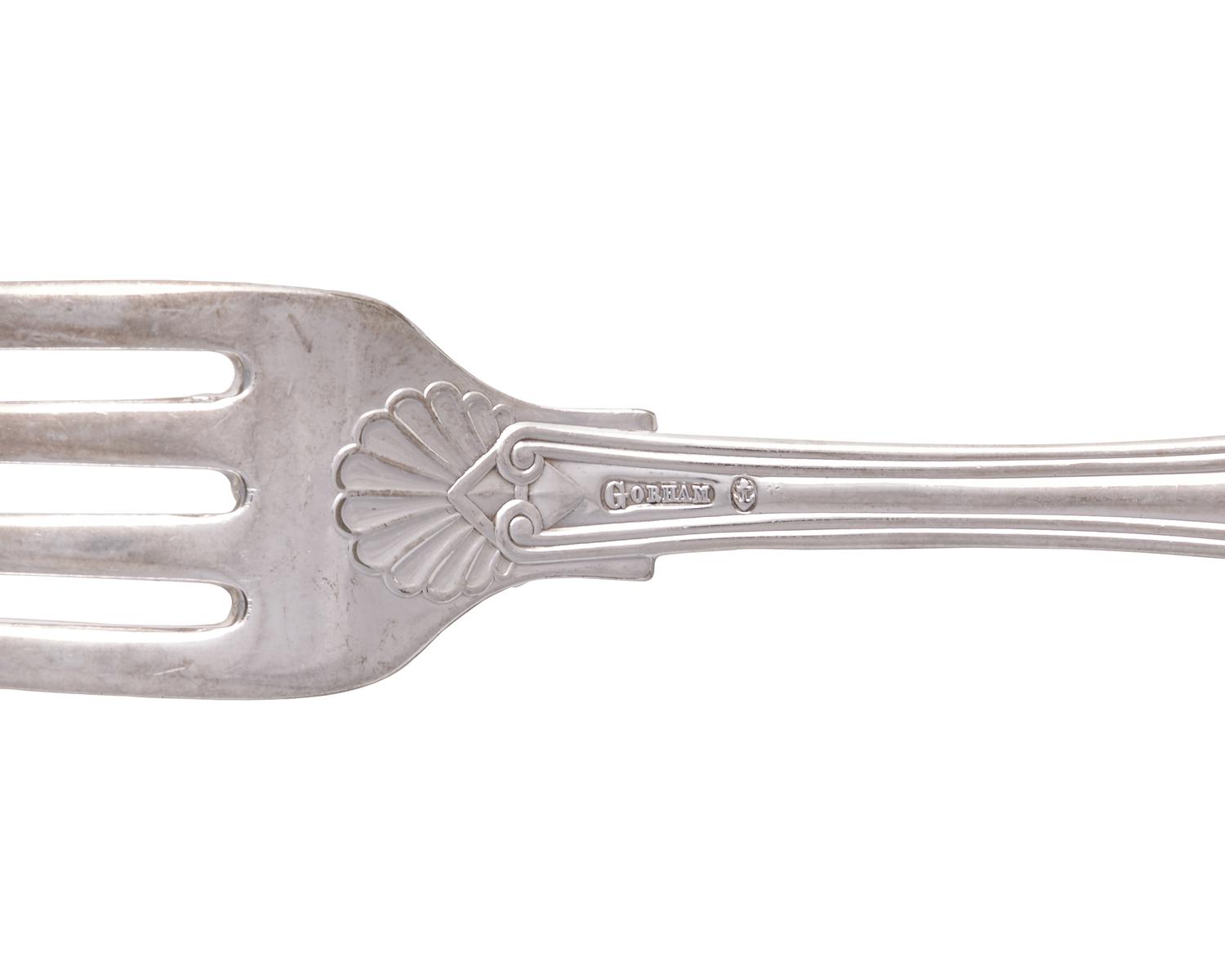 A Silver-Plated Flatware Service Monogrammed for John Jacob Astor IV (1864-1912)