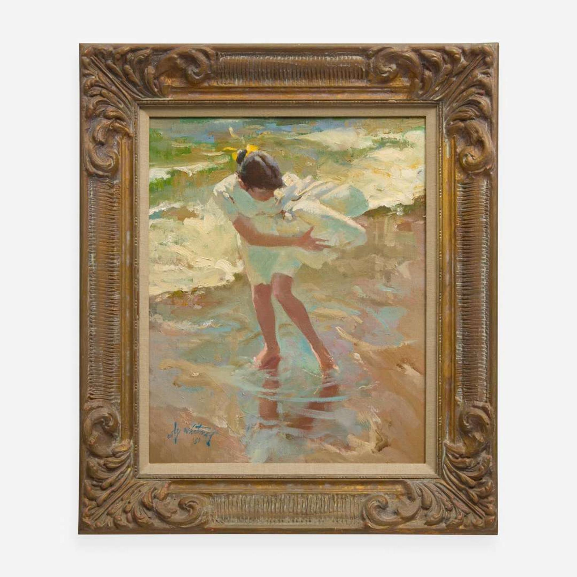 Coby Whitmore (American, 1913–1988) Windy Beach