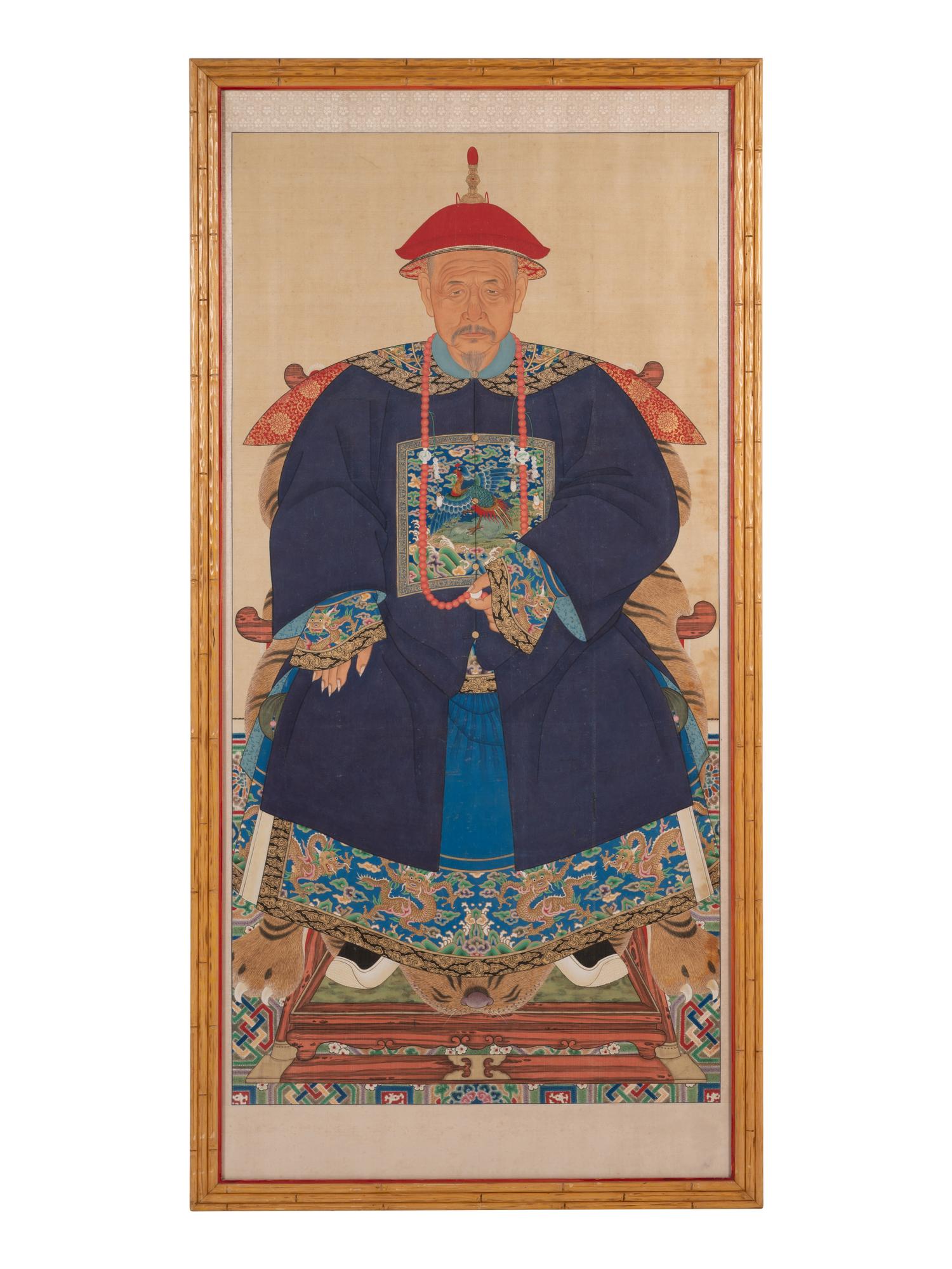 A Large Chinese Ancestor Portrait