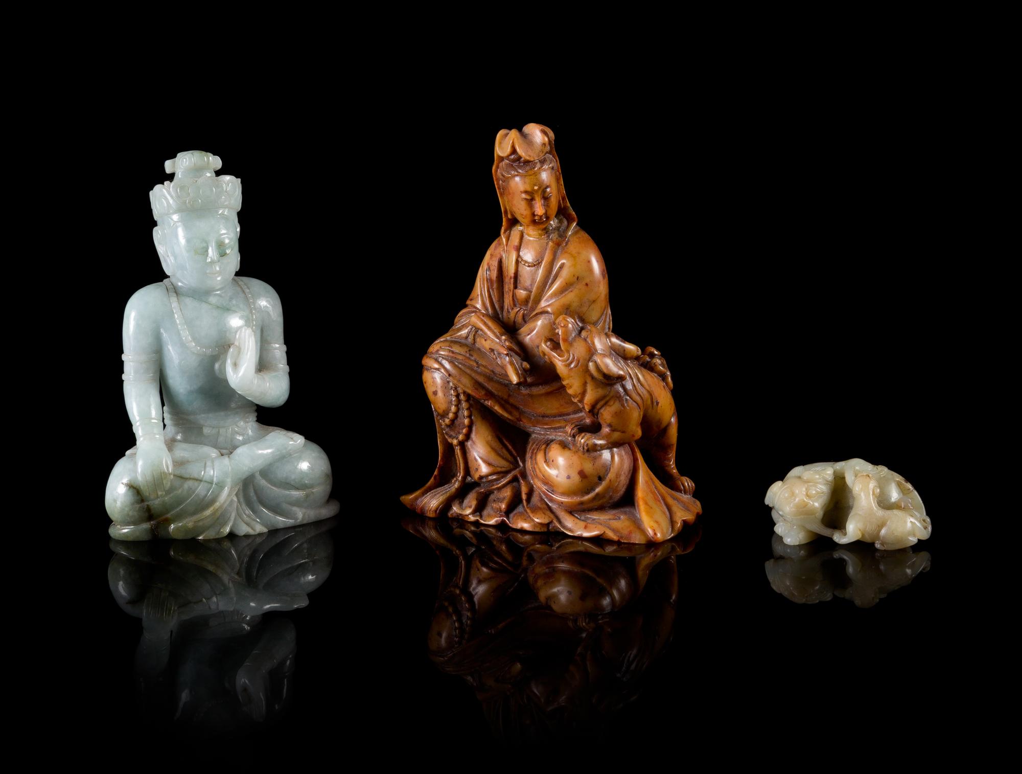 Three Stone Carvings
