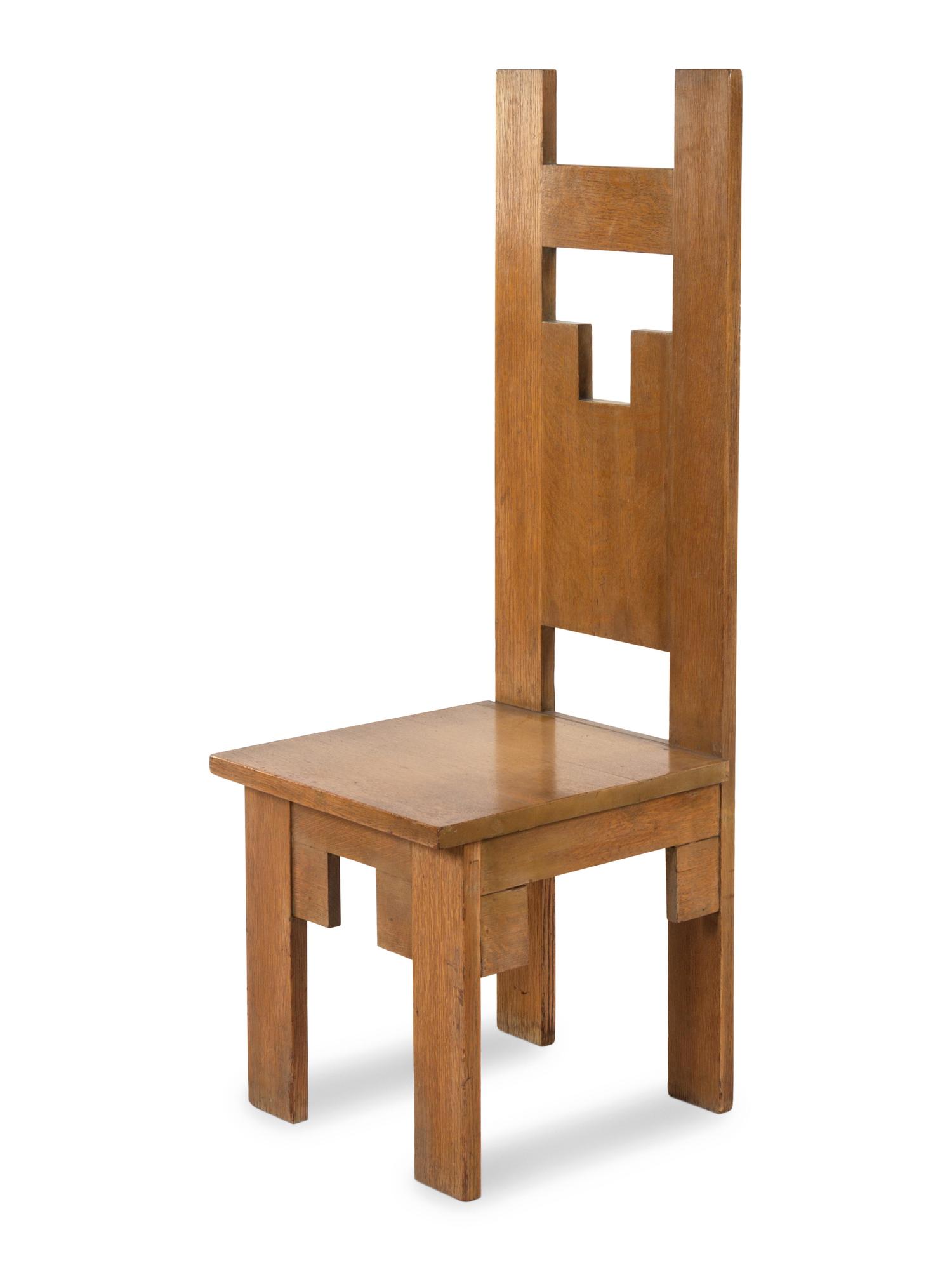 An Arts & Crafts Oak Side Chair