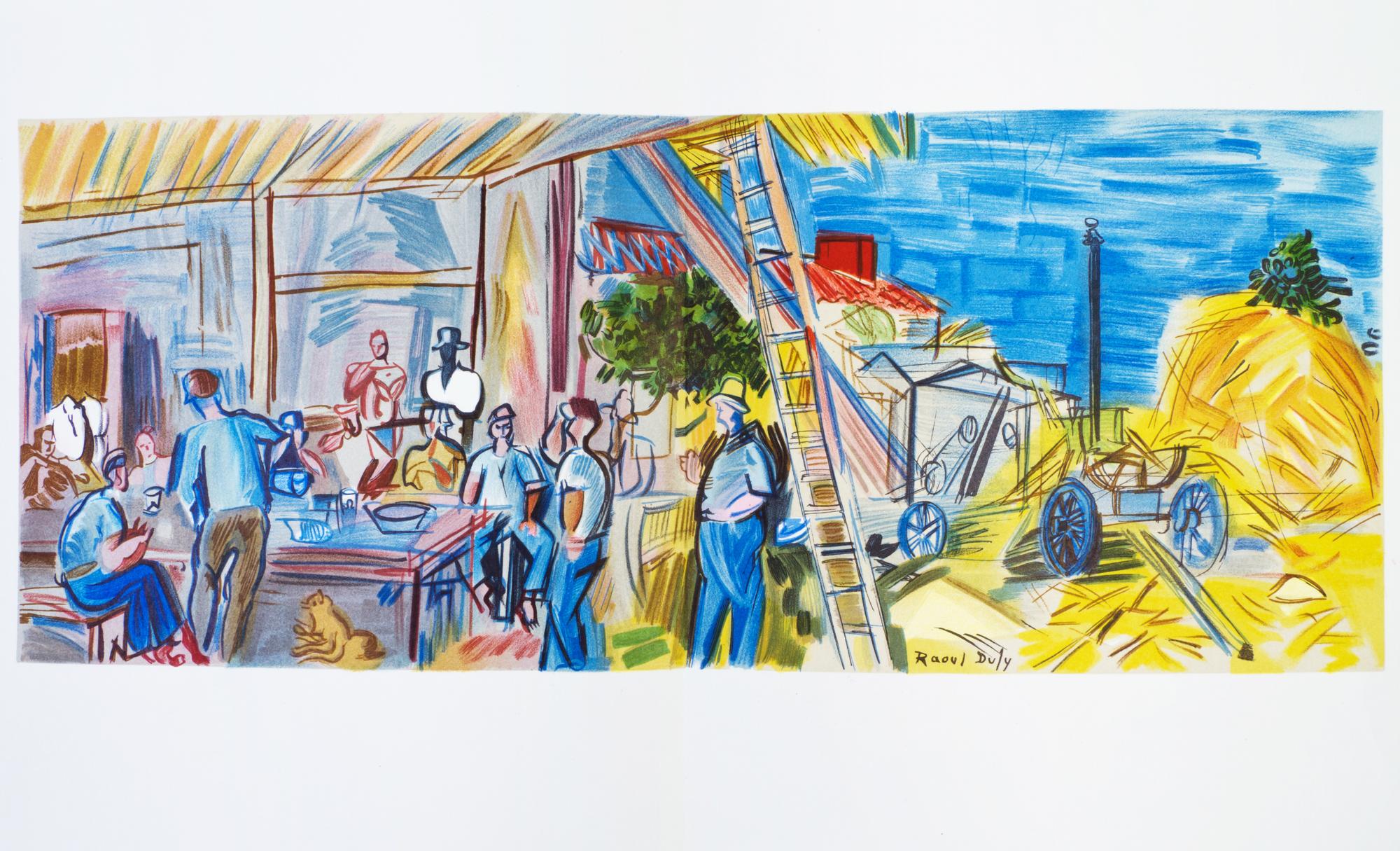 (DUFY, RAOUL) OURY, MARCELLE. Lettre a mon peintre Raoul Dufy. Paris, 1965. Limited ed. With 27 lithos. by Dufy and others.