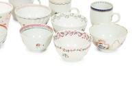A Collection of Chinese Export Porcelain Tea Bowls and Cups