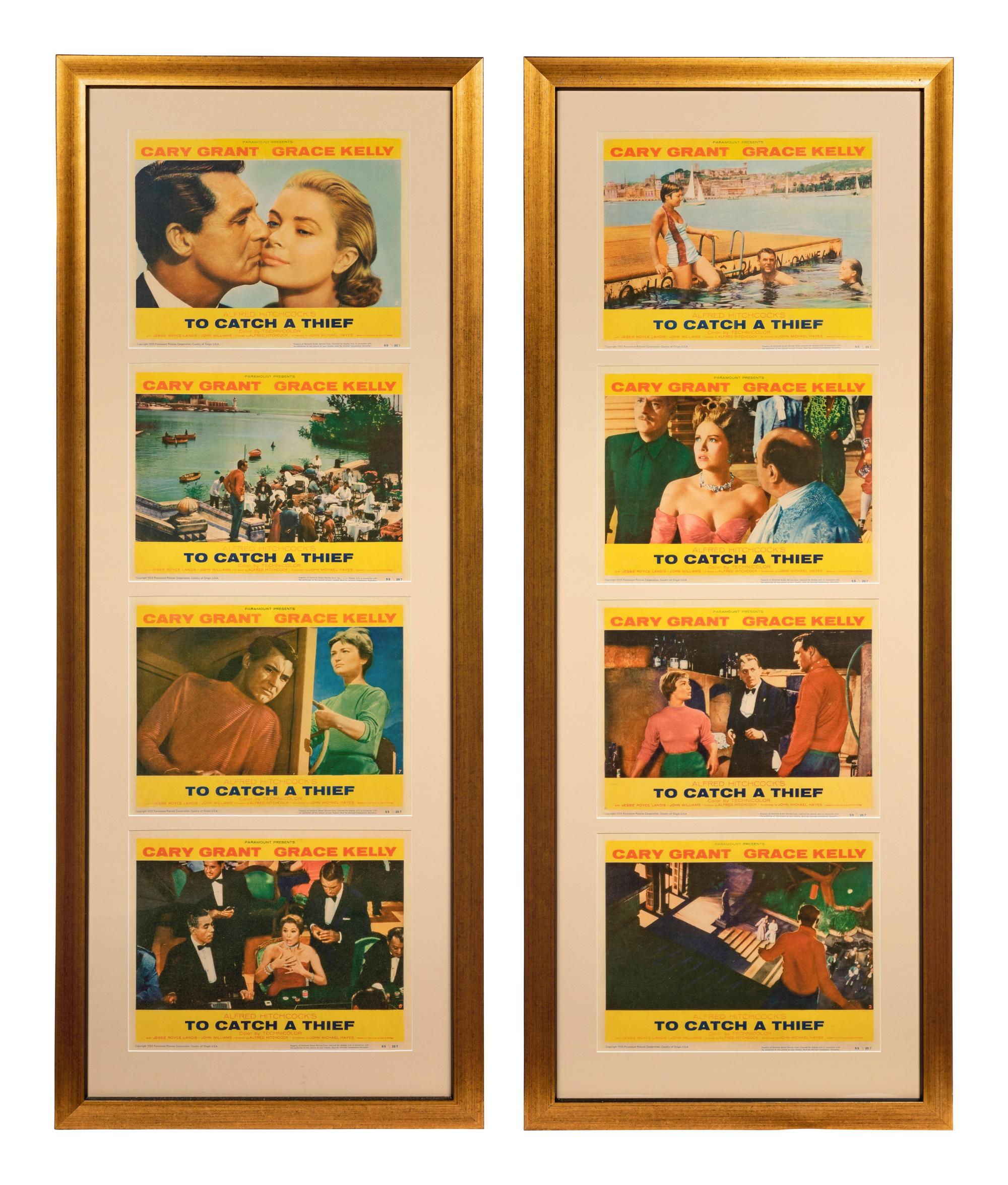 To Catch a Thief , Lobby Cards (8) Paramount Pictures, 1955
