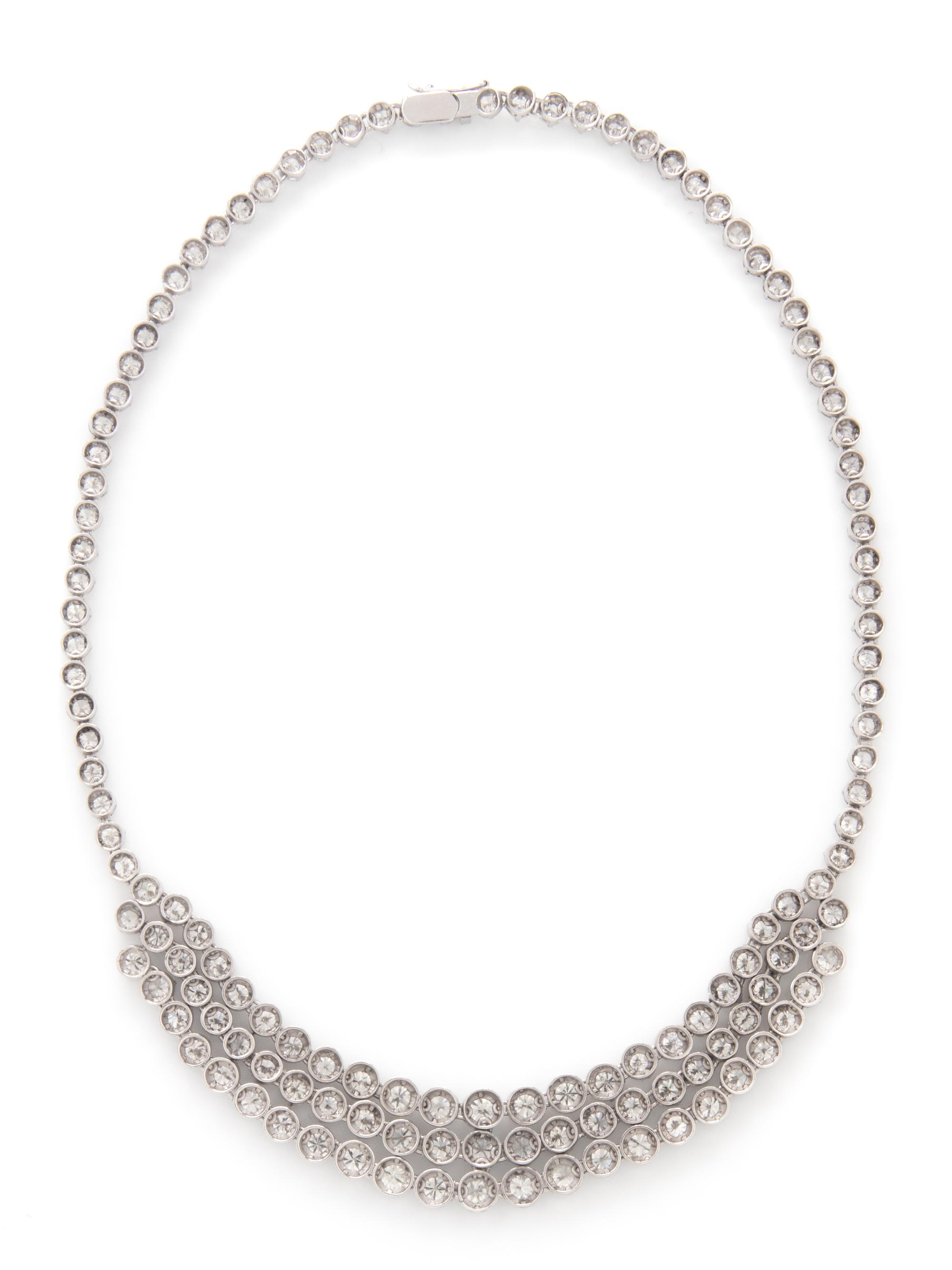 PLATINUM AND DIAMOND NECKLACE