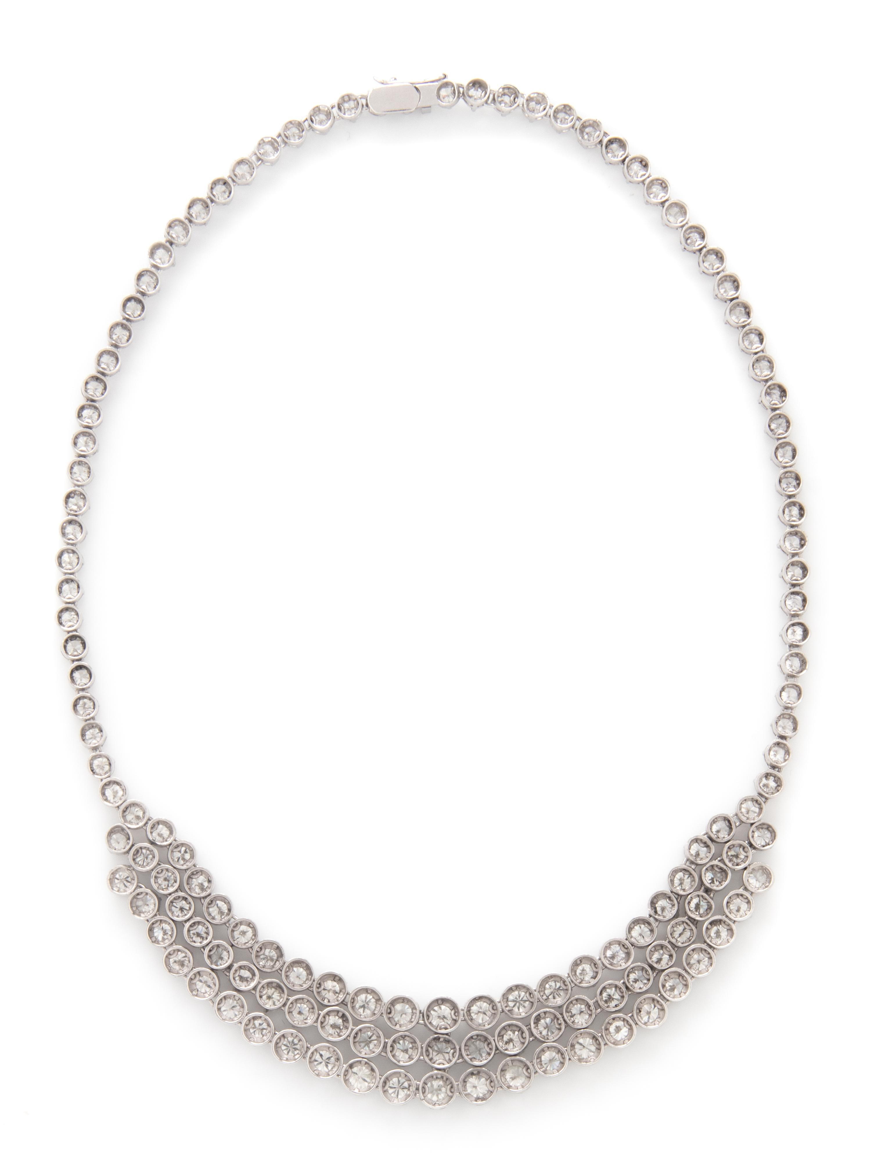 PLATINUM AND DIAMOND NECKLACE