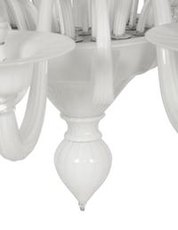 An Italian Murano Style Opaline Glass Chandelier