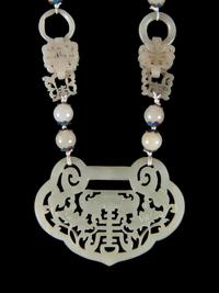 Three Chinese Hardstone Necklaces