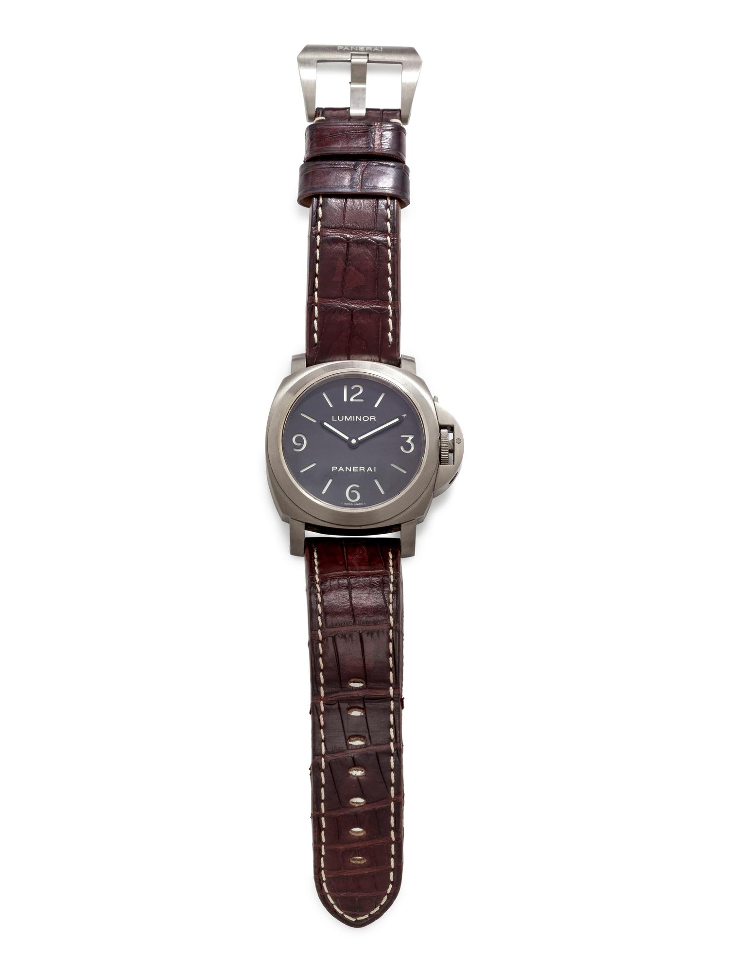 Panerai, Titanium 'Luminor' Wristwatch