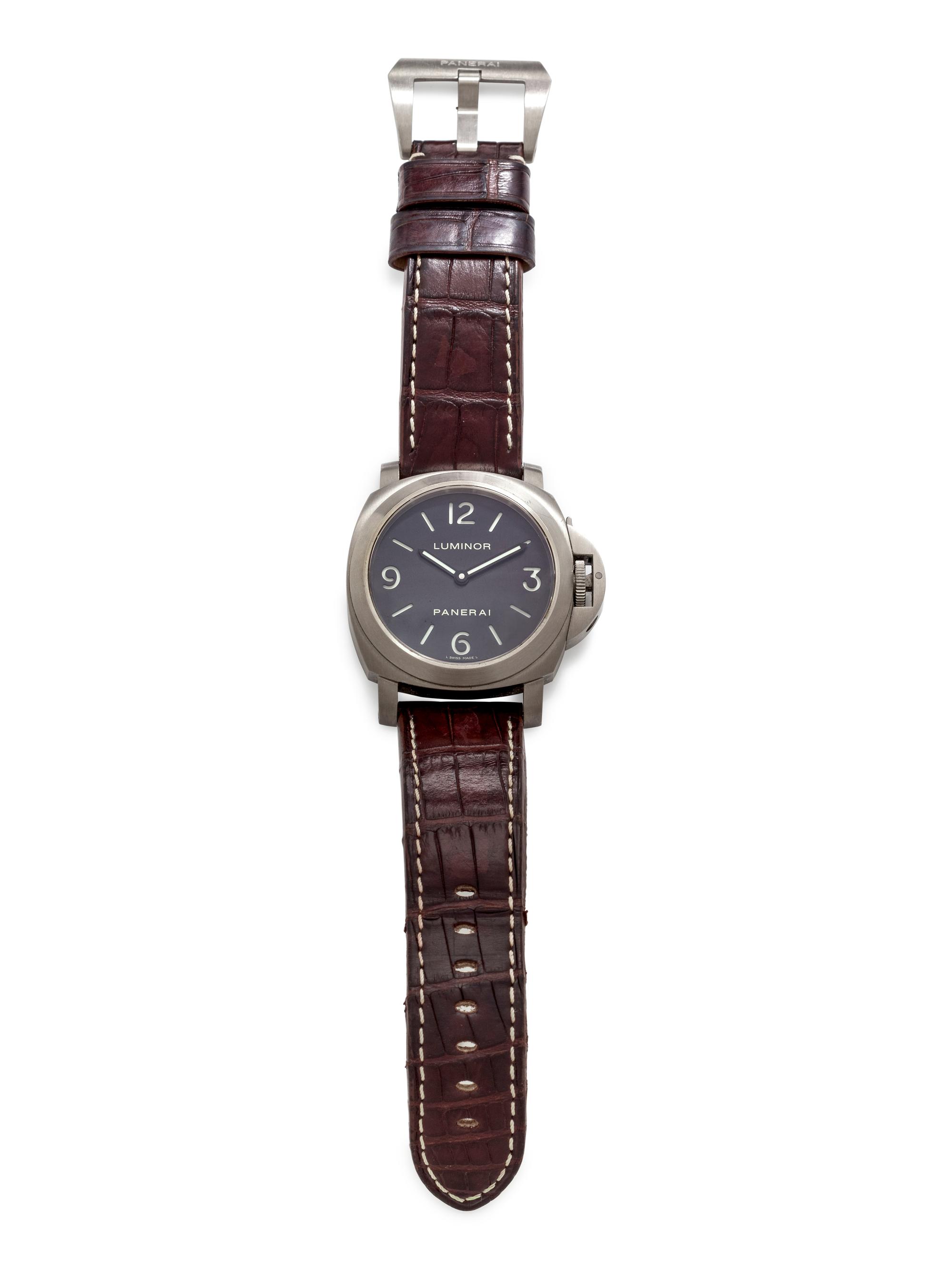 Panerai, Titanium 'Luminor' Wristwatch