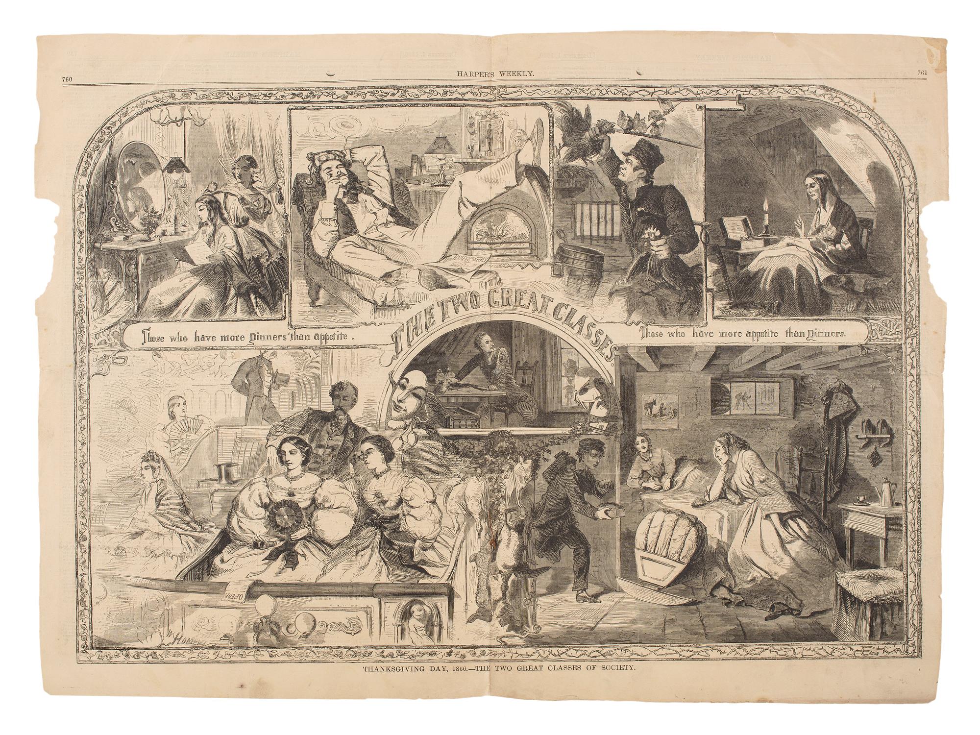 [CIVIL WAR - ART]. A group of 8 engravings, including Harper's Weekly illustrations, comprising: