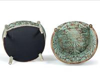 A Pair of Painted Neoclassical Style Barrel Chairs