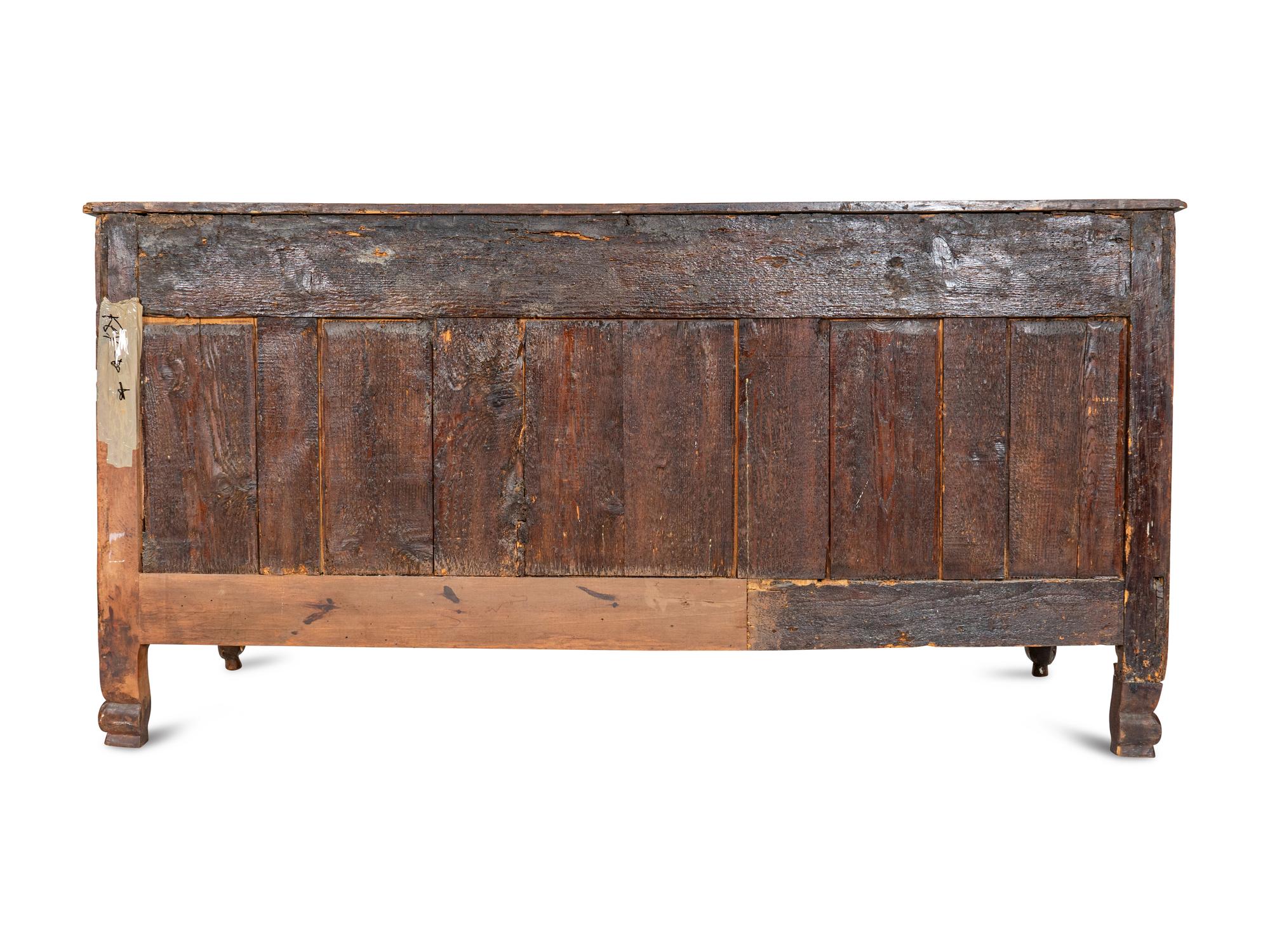 A Louis XV Provincial Carved Walnut Buffet de Chasse