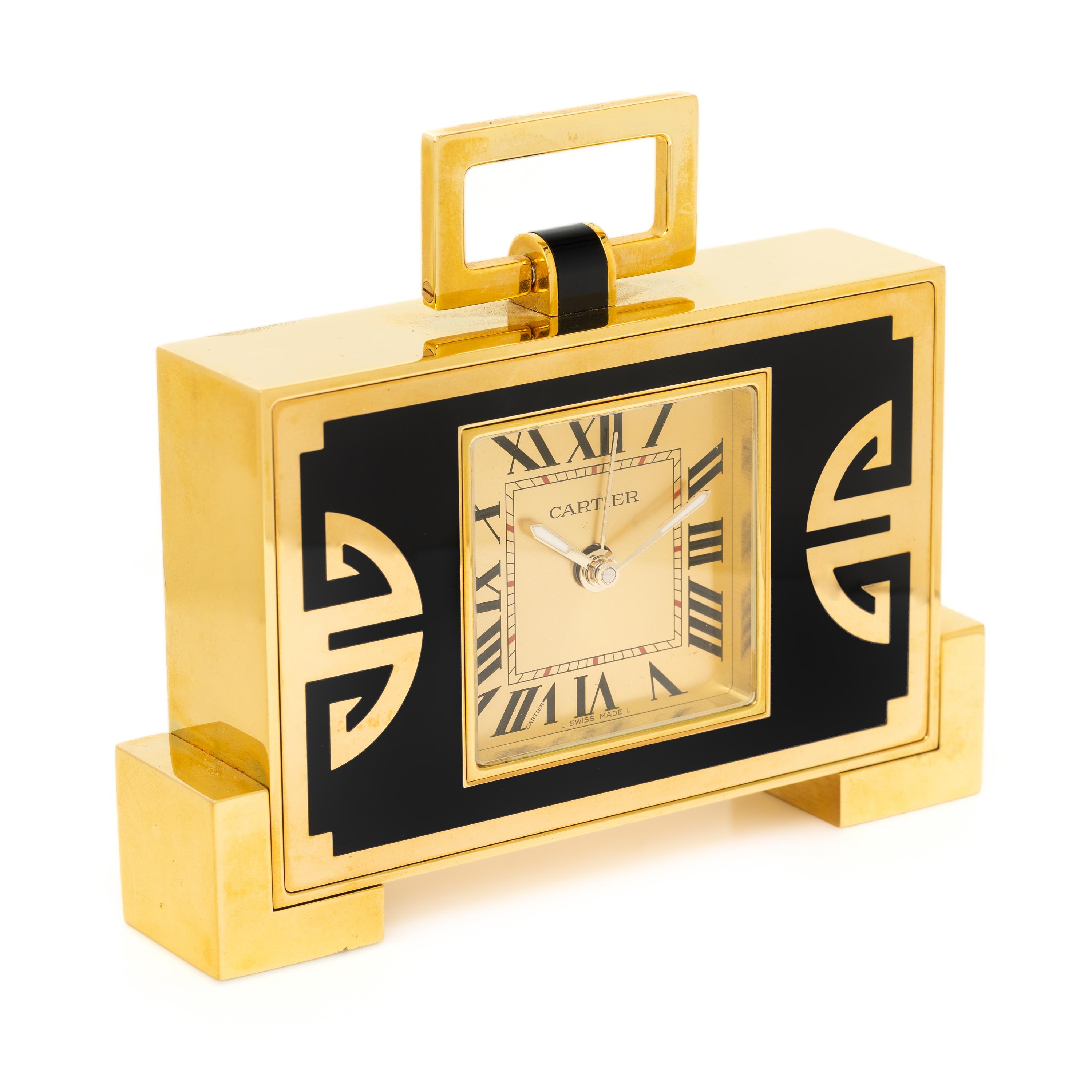 CARTIER, REF. 2749 ALARM CLOCK