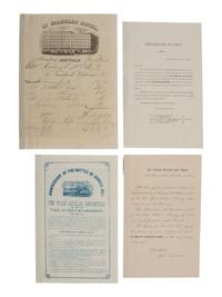 [ANTEBELLUM PERIOD]. Archive of 25 documents and imprints related to the 71st Infantry Regiment, New York State Militia, or "American Guard." Ca 1854-1858.