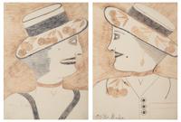 Personality and Personality (a pair of portraits)