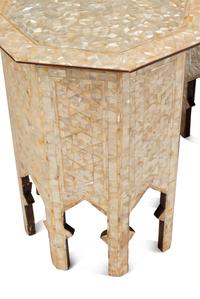 A Pair of Moorish Style Mother-of-Pearl Inlaid Side Tables
