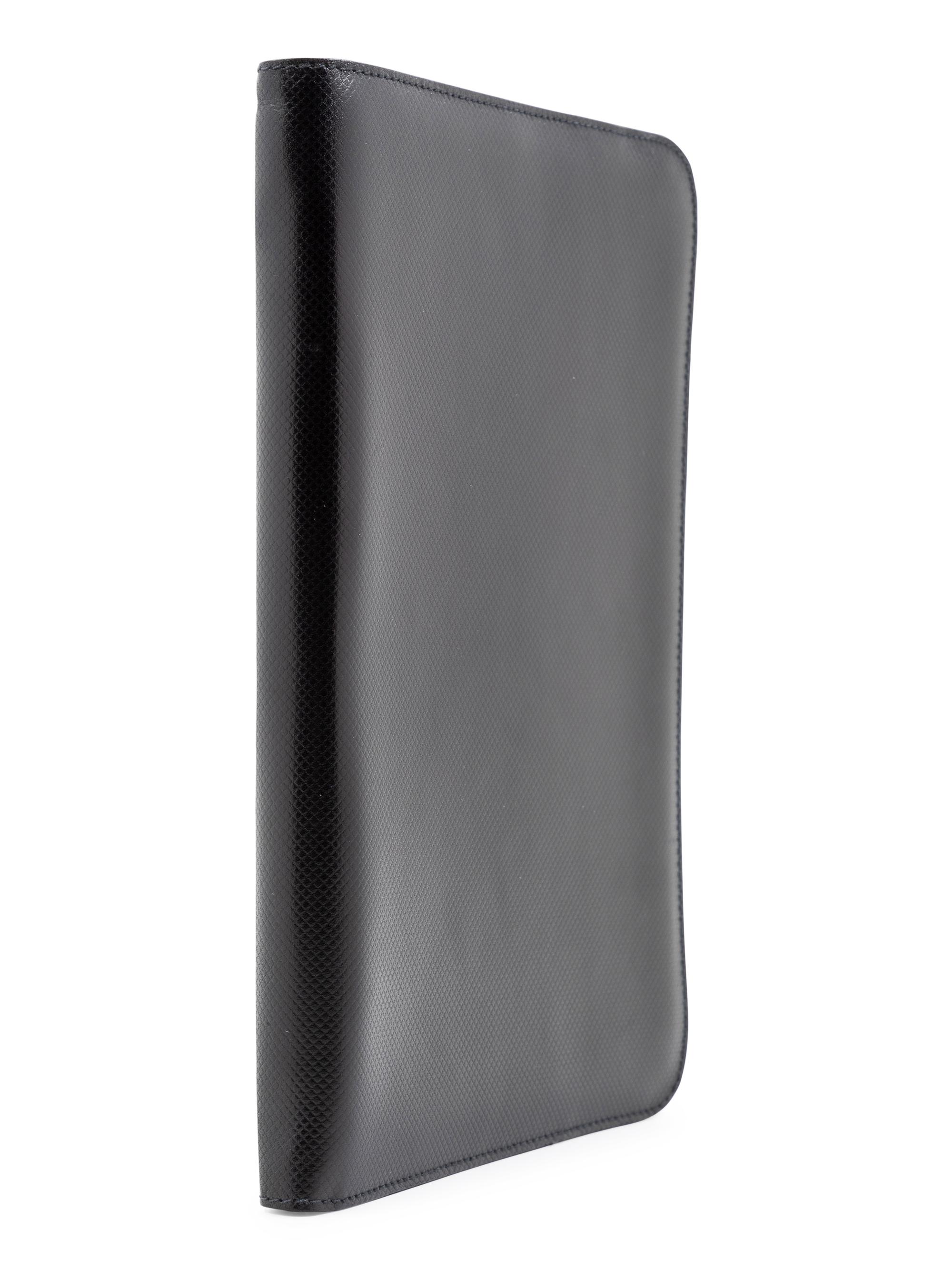 Bottega Veneta Black Leather Notebook