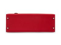 Red Hermès Epsom Leather Kelly 32 with Strap, 2014