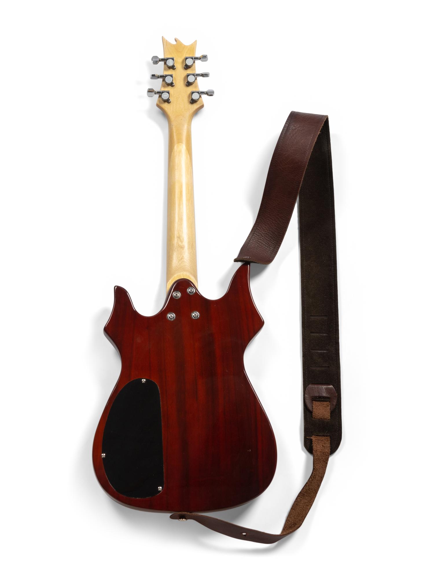 A Phred Instruments Deadbolt Electric Guitar