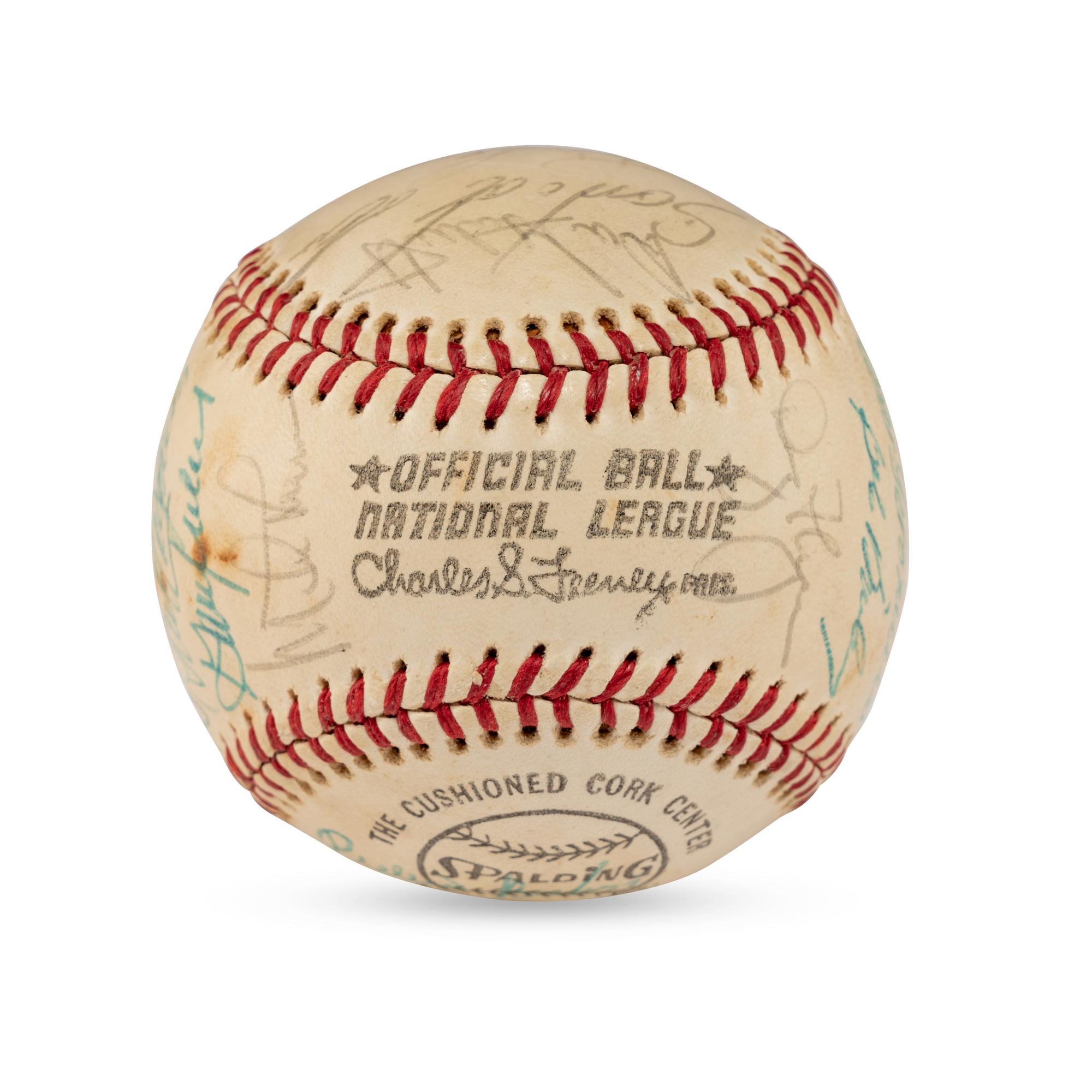 A 1976 Cincinnati Reds Team Signed Autograph Baseball