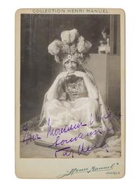 HELDY, Fanny (1888-1973). Cabinet photograph signed (“Fanny Heldy”) and additionally inscribed, n.d.