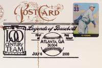 A Collection of 24 Legends of Baseball First Day of Issue Perez Steele Postcards,