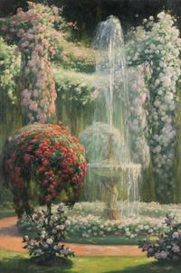 Jardin Fleuri à La Fontaine , 1936