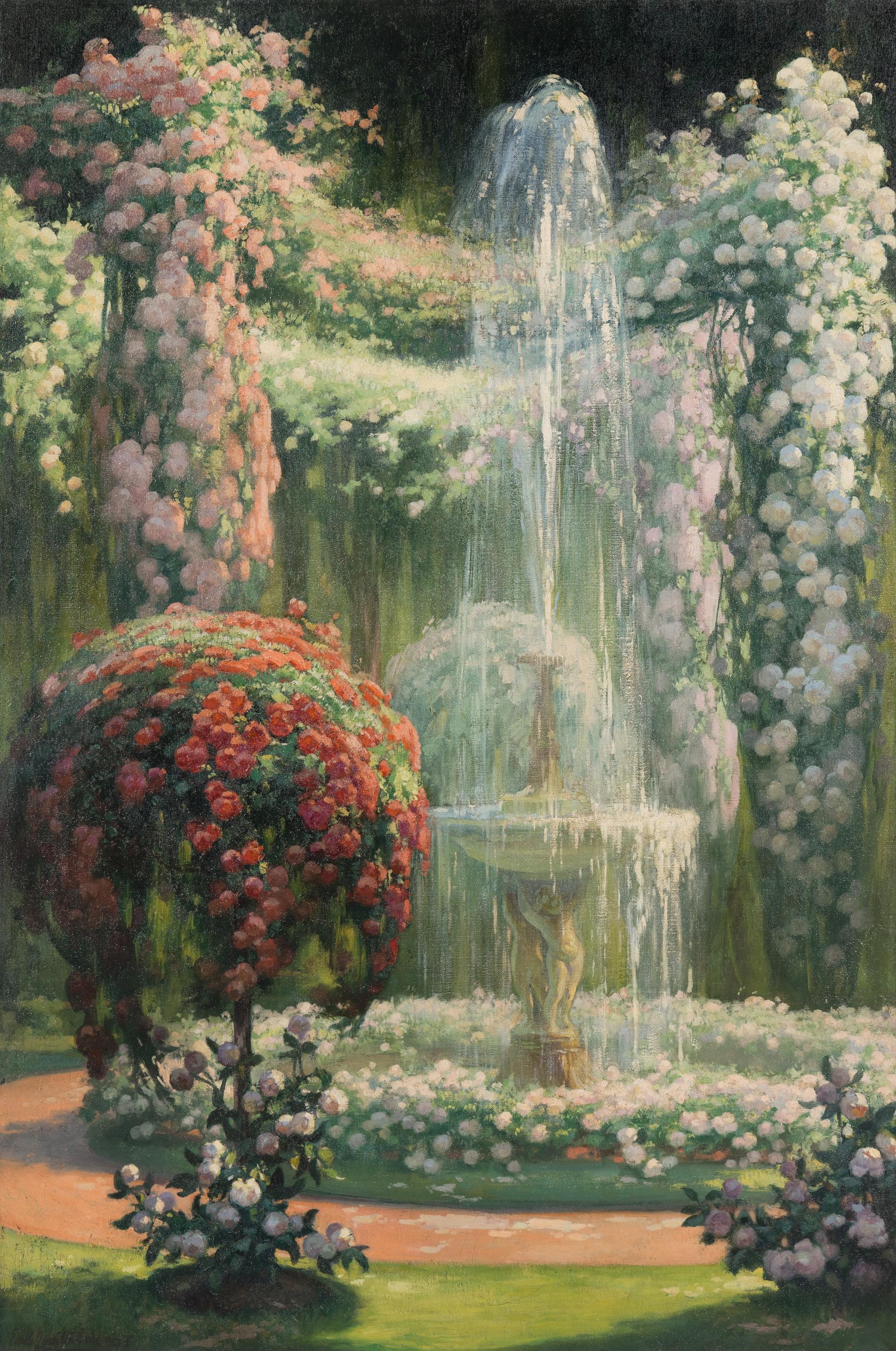 Jardin Fleuri à La Fontaine , 1936