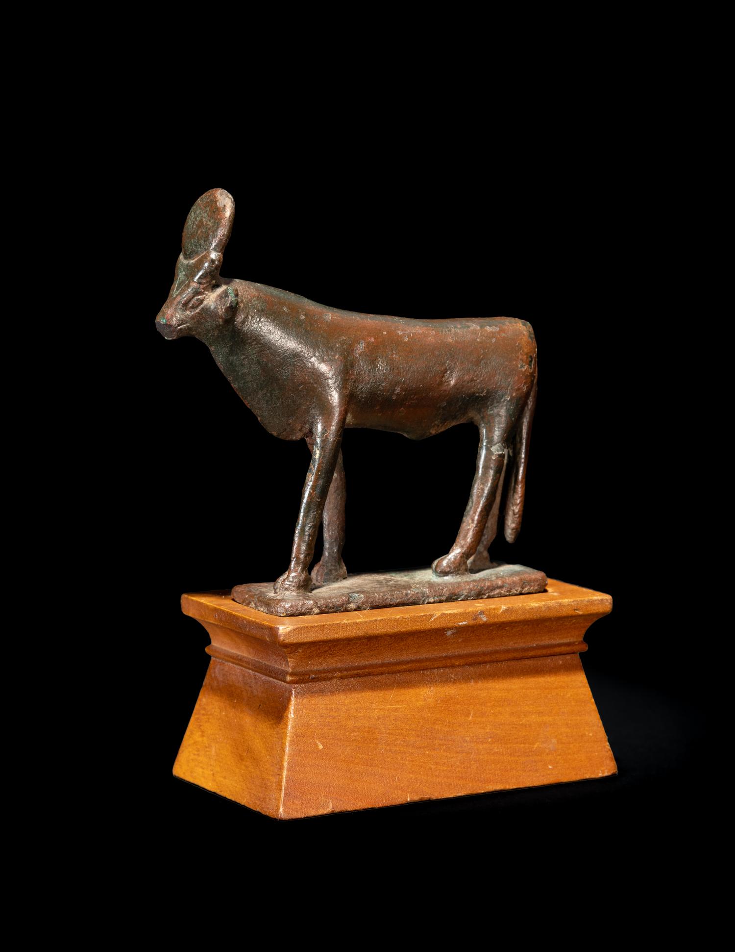 An Egyptian Bronze Apis Bull