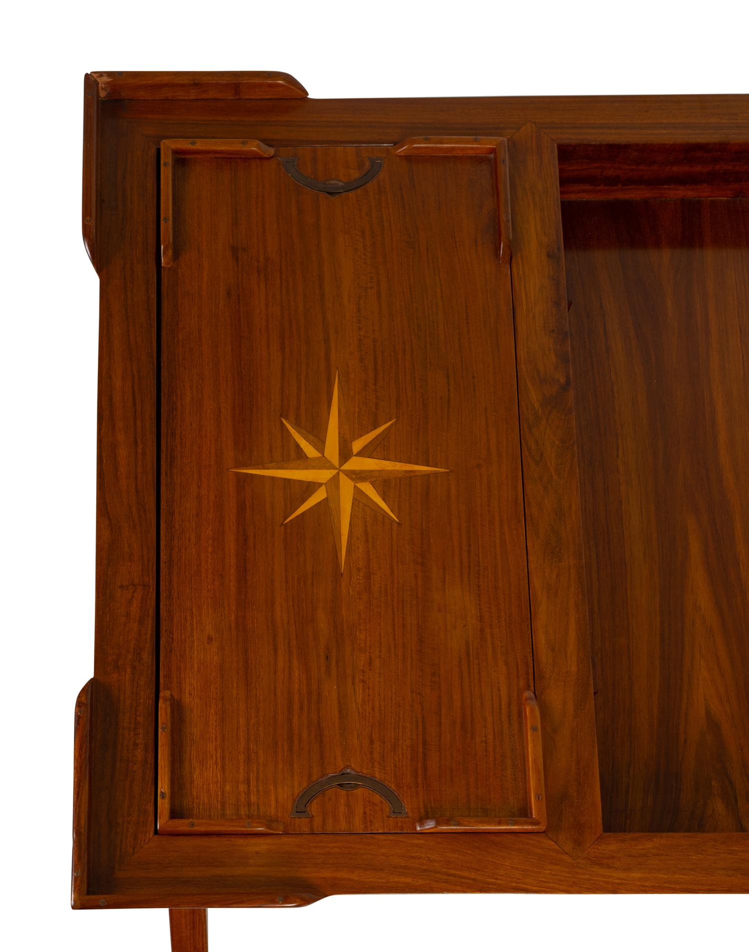A Starbay Co. "Ceylan" Marine Convertible Coffee Table — 20TH CENTURY