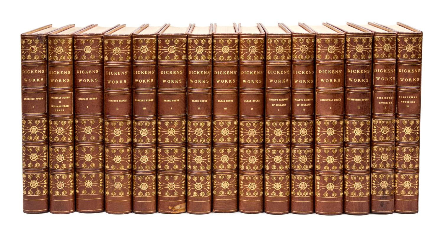 DICKENS, Charles (1812-1870). The Works of Charles Dickens. London: Chapman and Hall, 1881-1882.