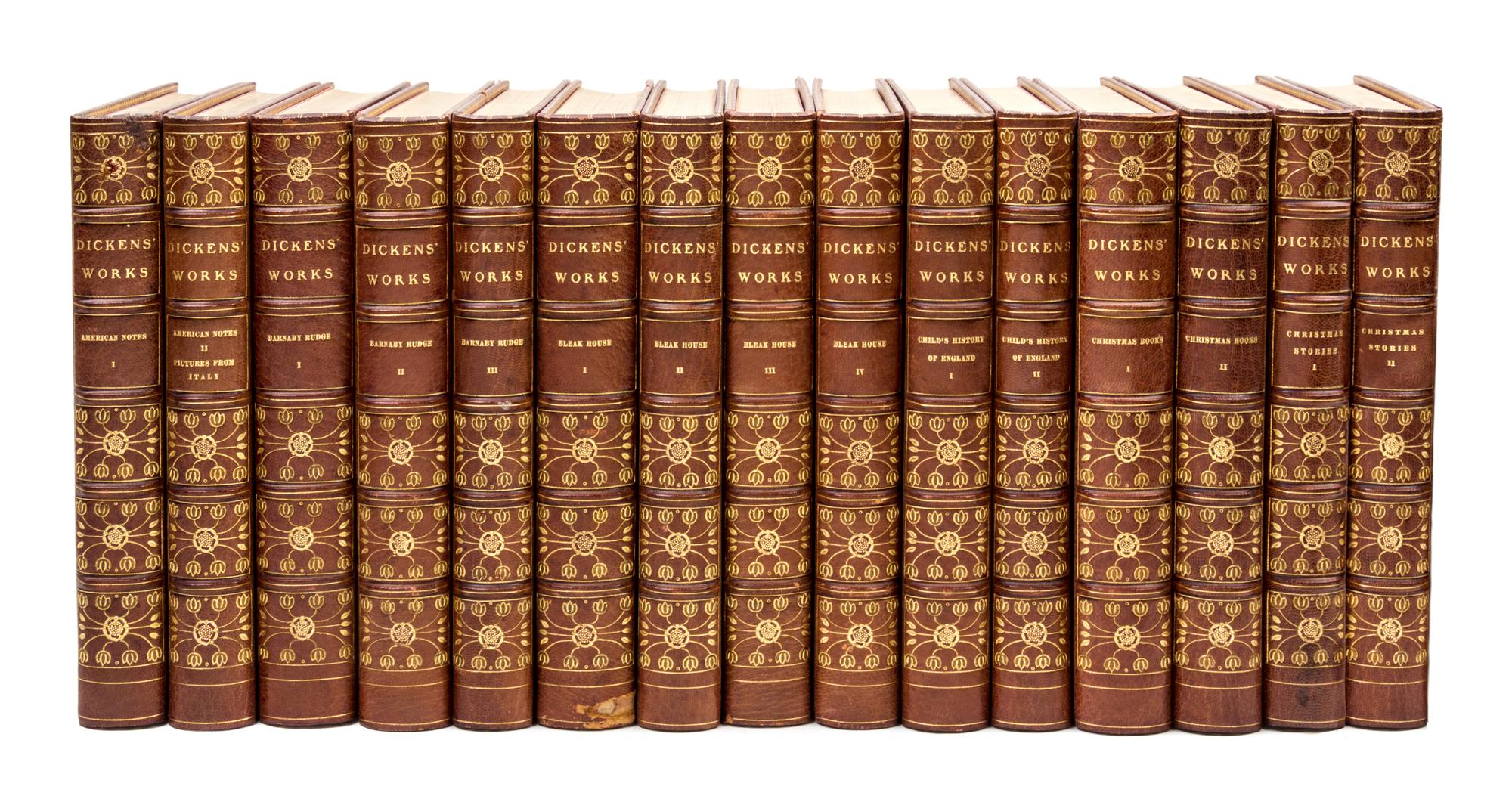 DICKENS, Charles (1812-1870). The Works of Charles Dickens. London: Chapman and Hall, 1881-1882.