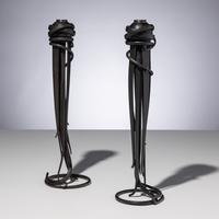 Albert Paley (American, b. 1944) — Pair of Candlesticks, 1993