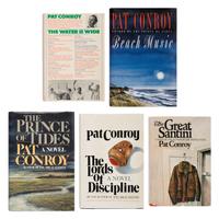 CONROY, Pat (1945-2016). A group of 5 FIRST EDITIONS, SOME SIGNED, comprising: