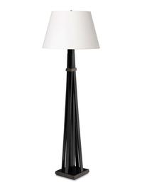 A Contemporary Ebonized Oak Floor Lamp
