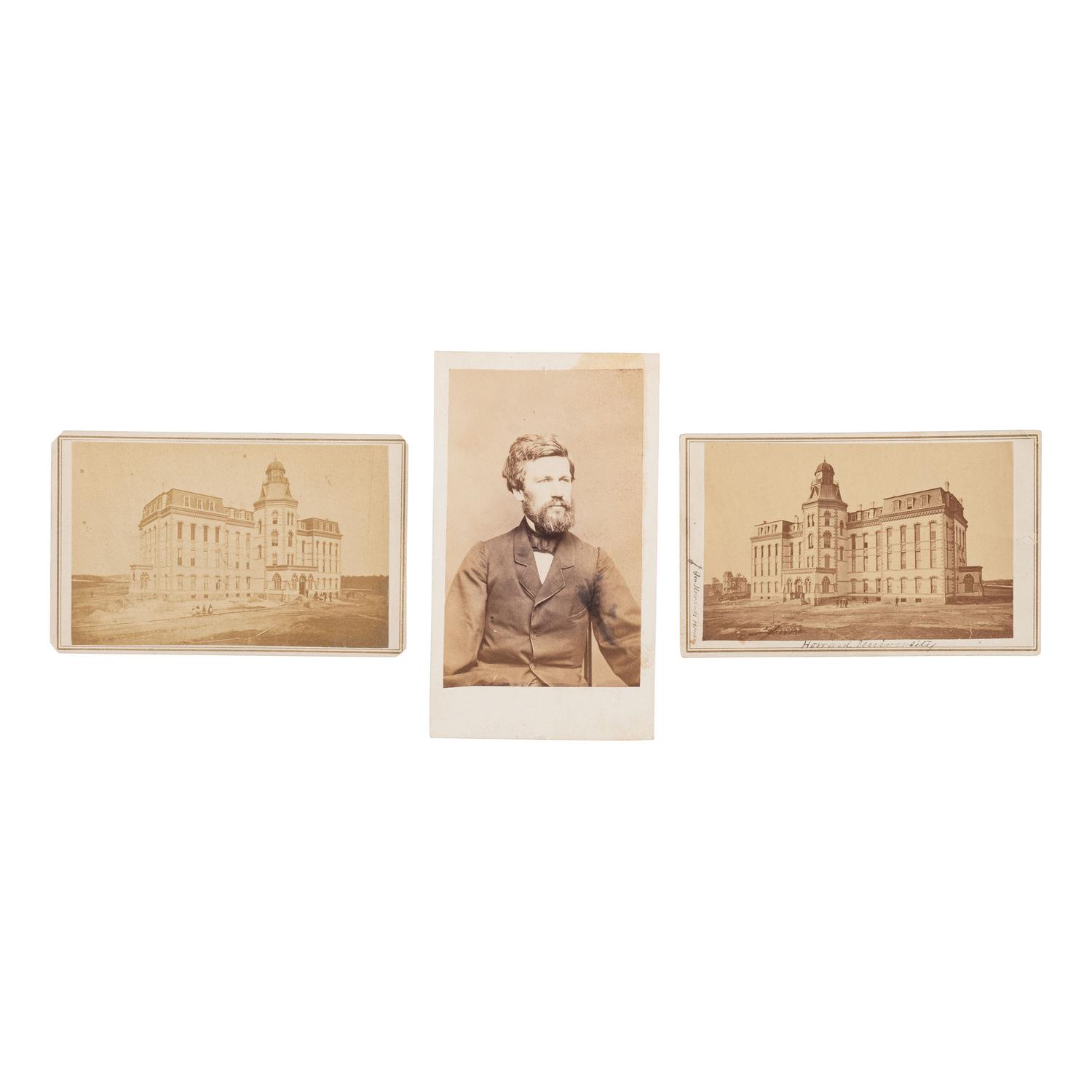 [African Americana] [Howard, Oliver Otis.] Three Carte de Visites
