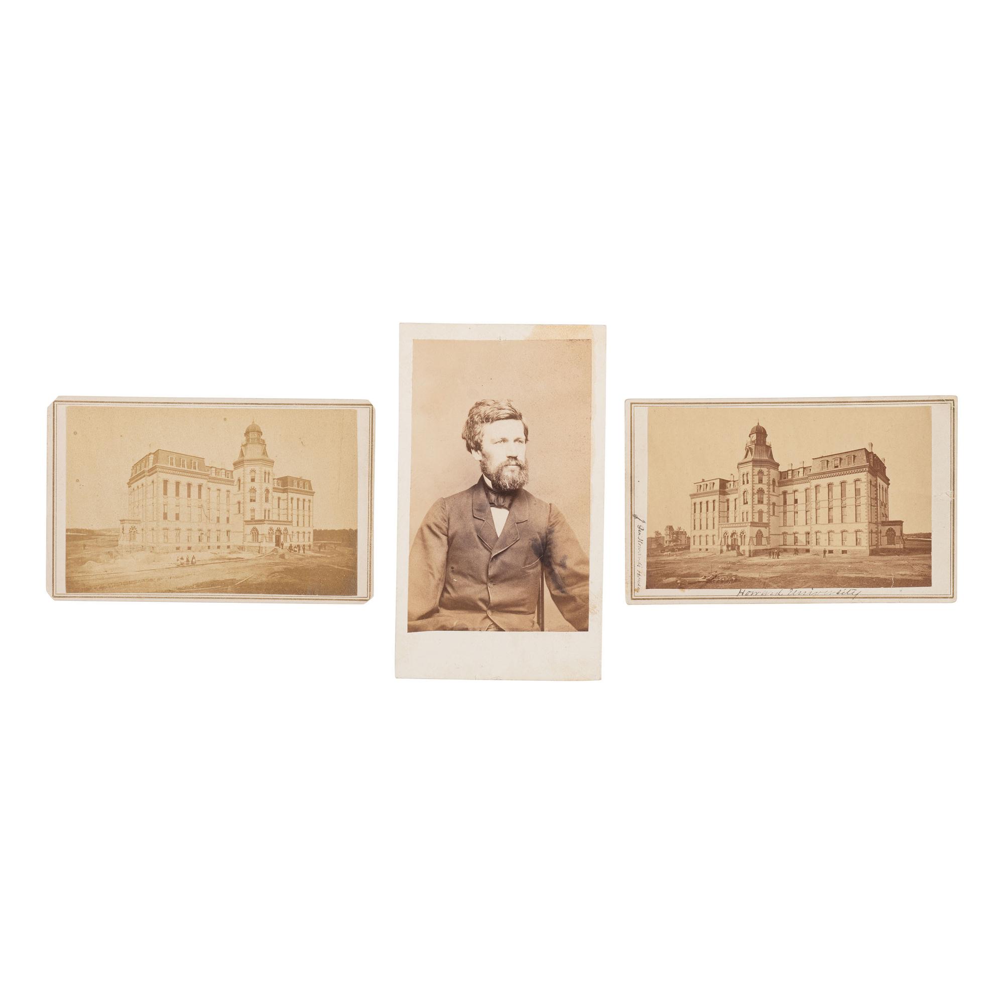 [African Americana] [Howard, Oliver Otis.] Three Carte de Visites