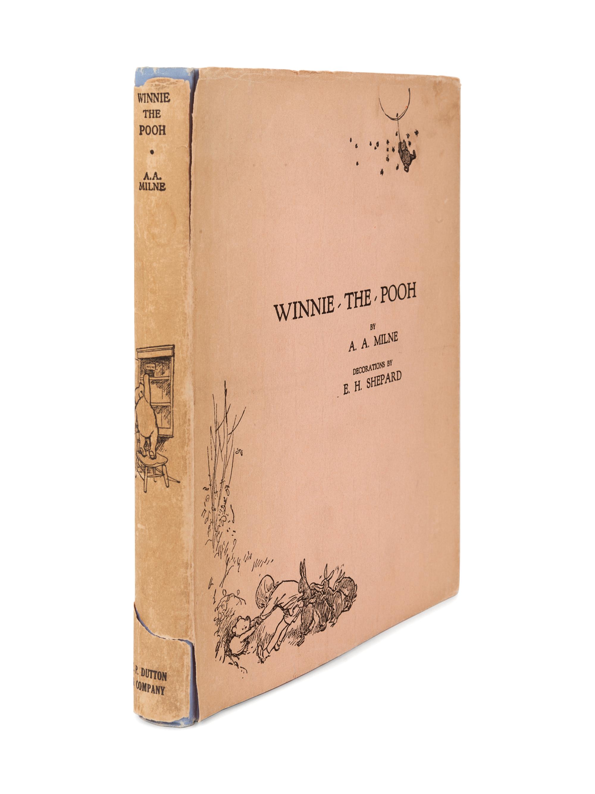 MILNE, Alan Alexander (1882-1956). Winnie the Pooh. New York.: E. P. Dutton & Company, 1926.