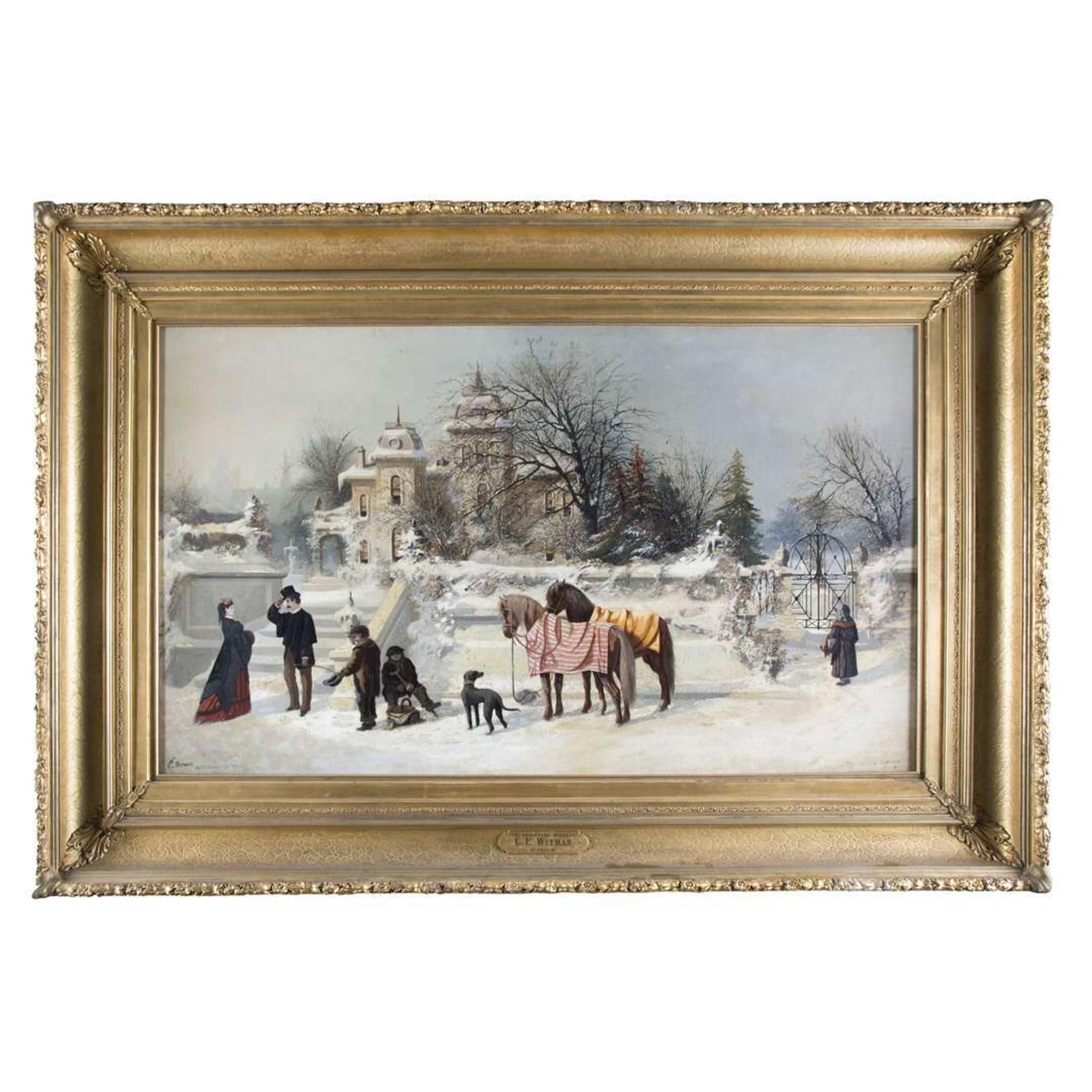 Charles F.G. Whitman (1836-1885) Thanksgiving Morning in Philadelphia, circa 1873