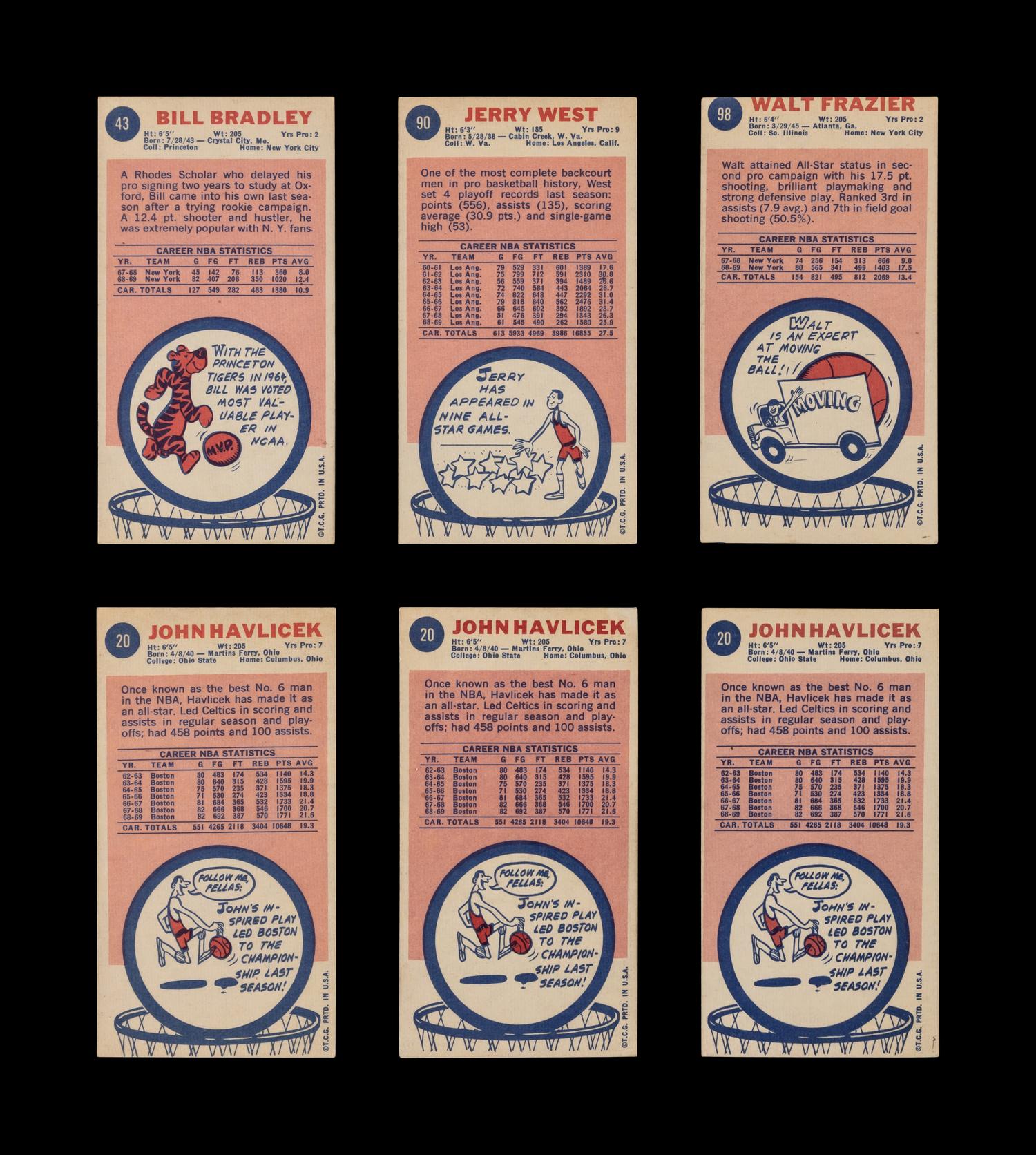 A Collection of 1960s-80s Topps Basketball Cards Including Multiple Hall of Famers and Rookies (35)