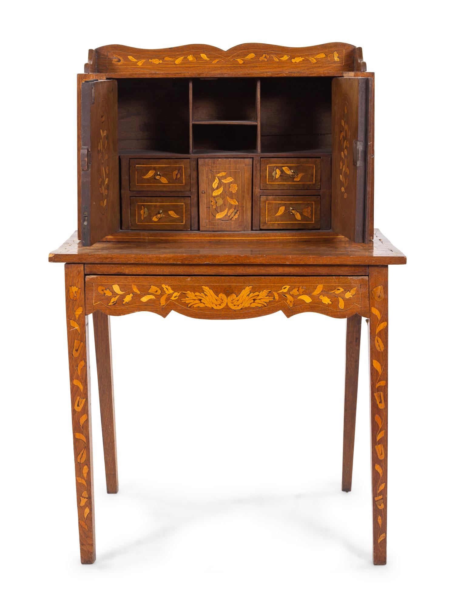 A Dutch Marquetry Bureau