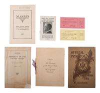 [WOODROW, Wilson (1856-1924)]. Presidential and campaign photographs and ephemera.