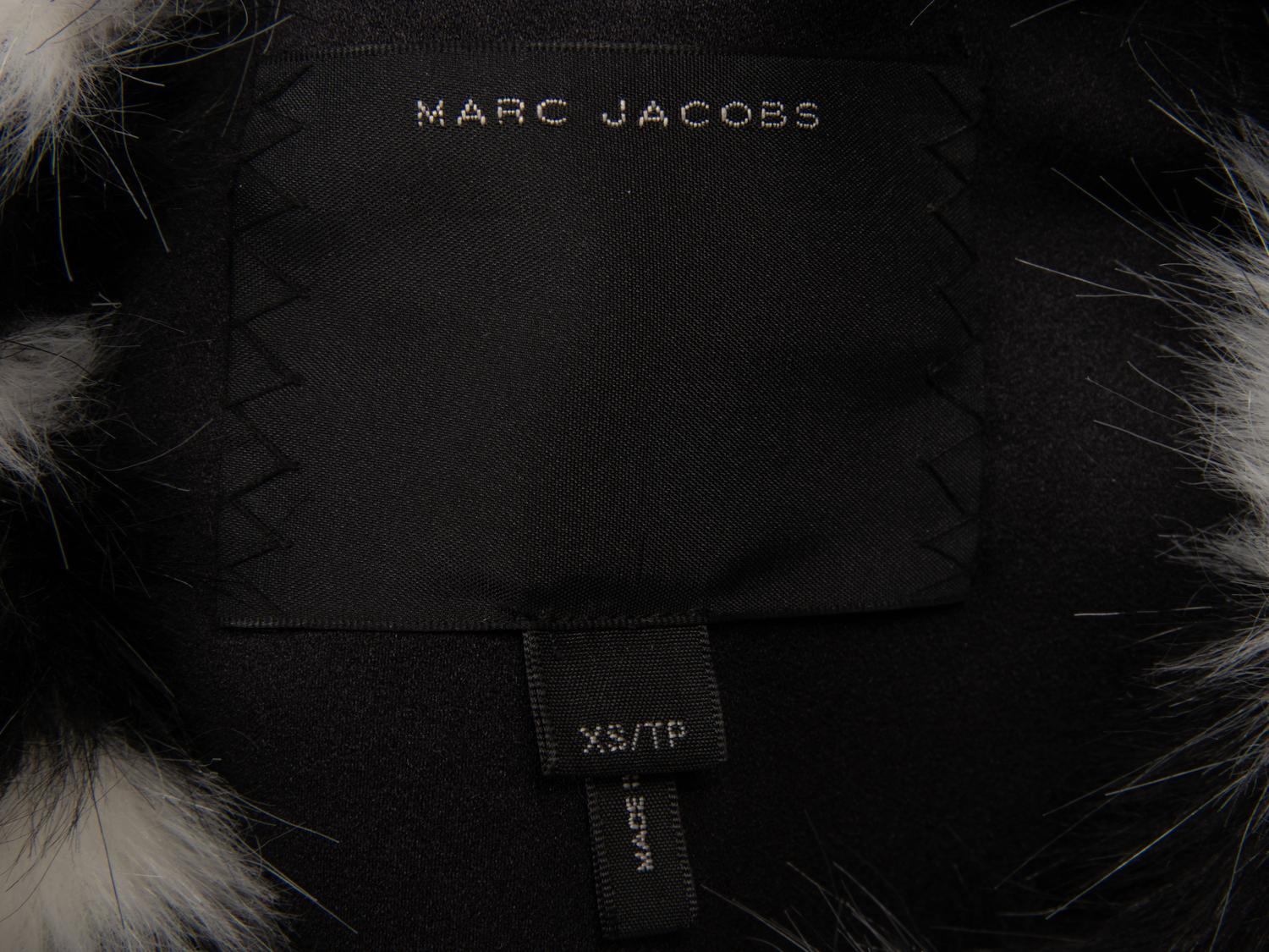MARC JACOBS, SPOTTED FAUX FUR COAT