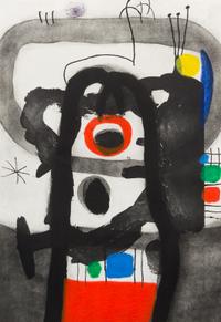 Joan Miro, (Spanish, 1893-1983), L'enrage, 1967