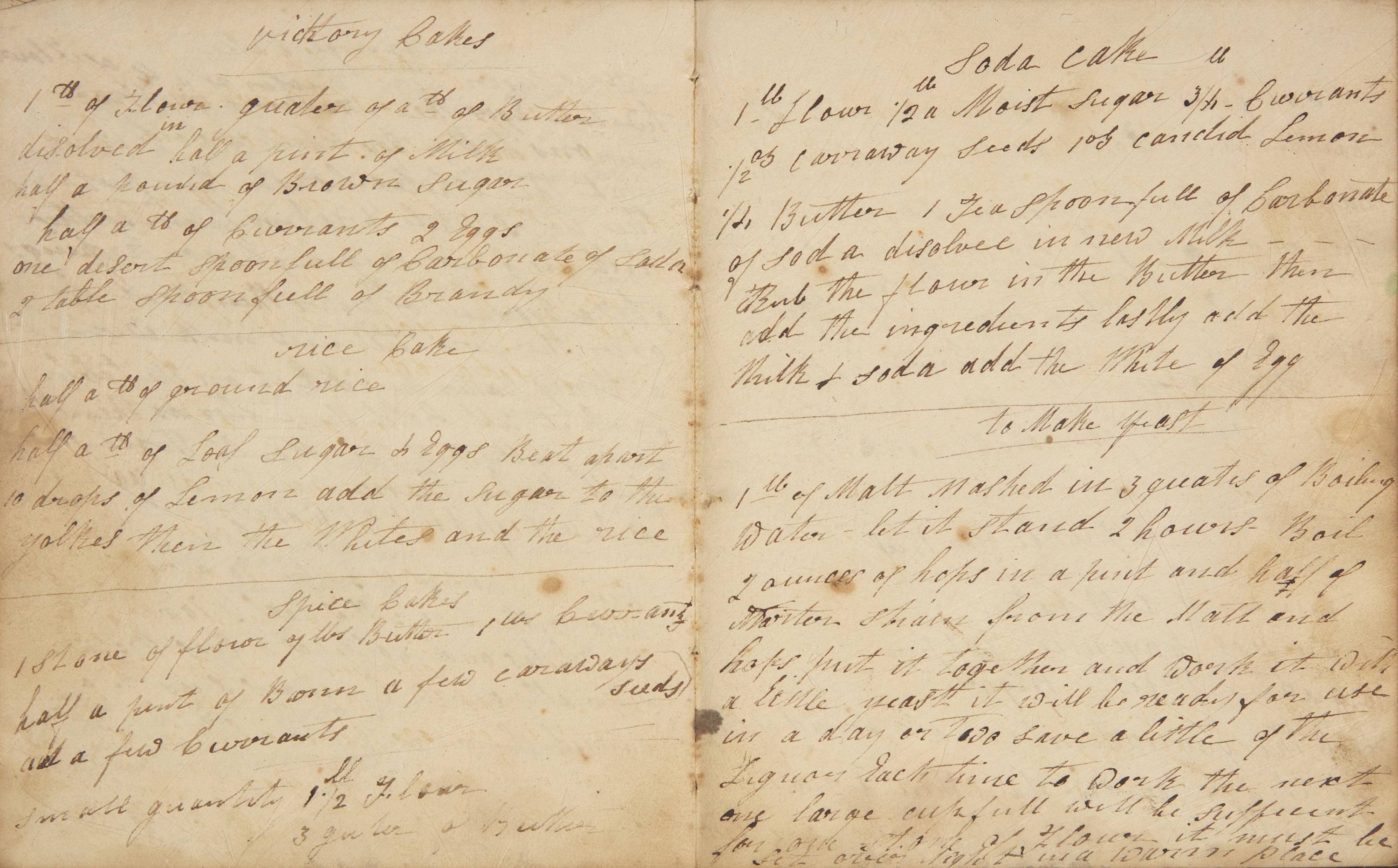 [Food & Drink] Group of 5 Manuscript Recipe Books